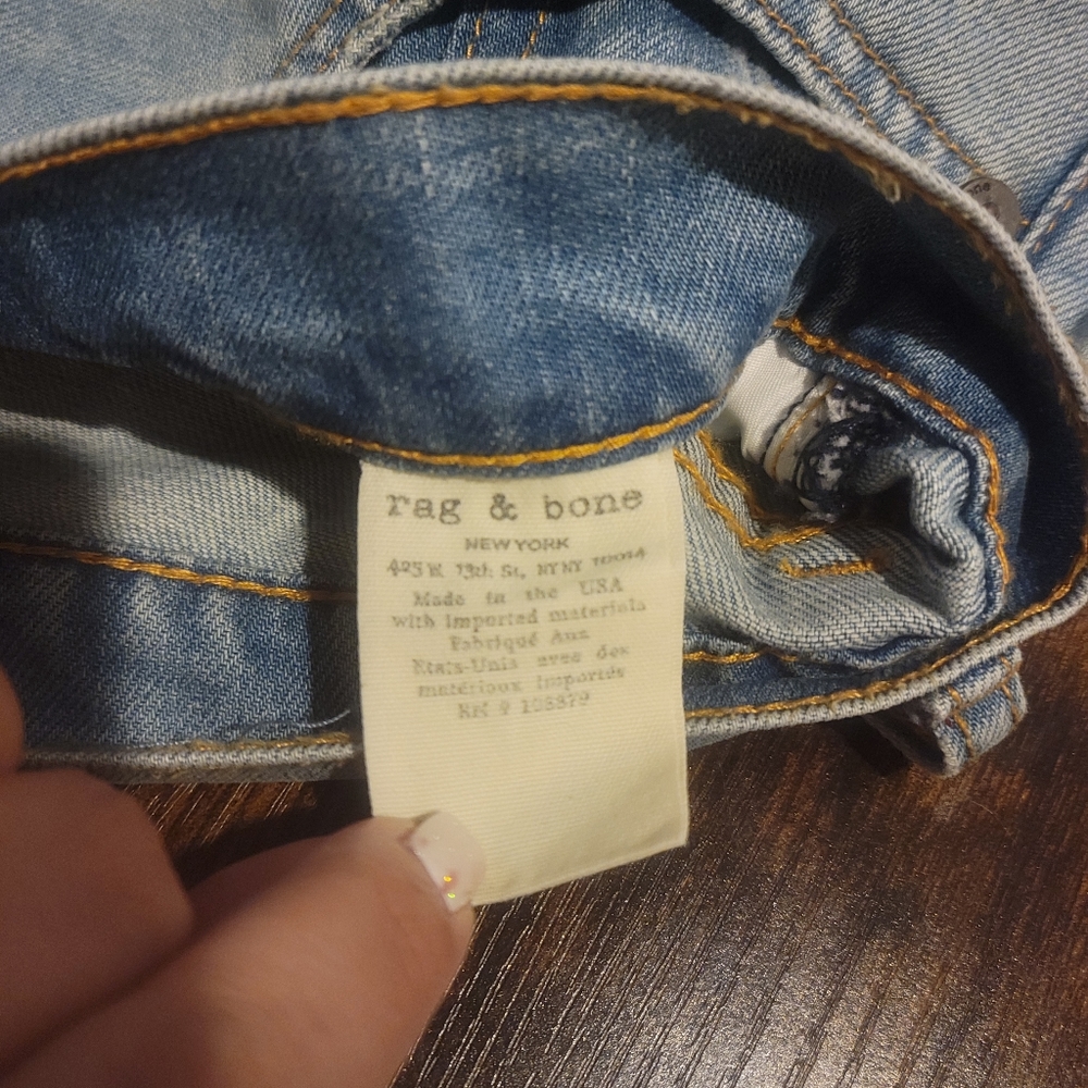 'The Dre' Destructed JeansRAG & BONE/JEAN - Picture 14 of 16